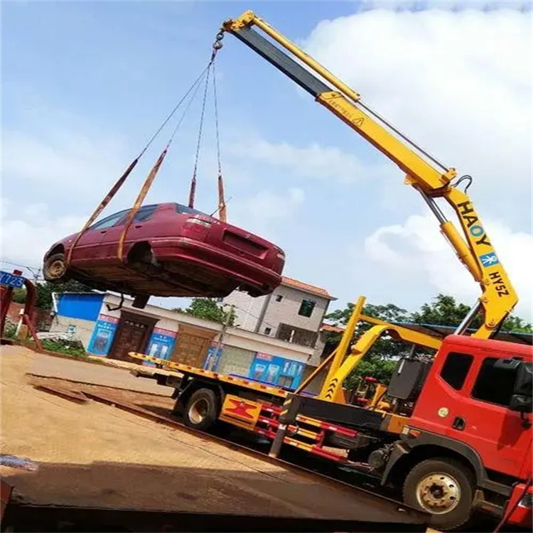 东方吊车救援小汽车怎么吊